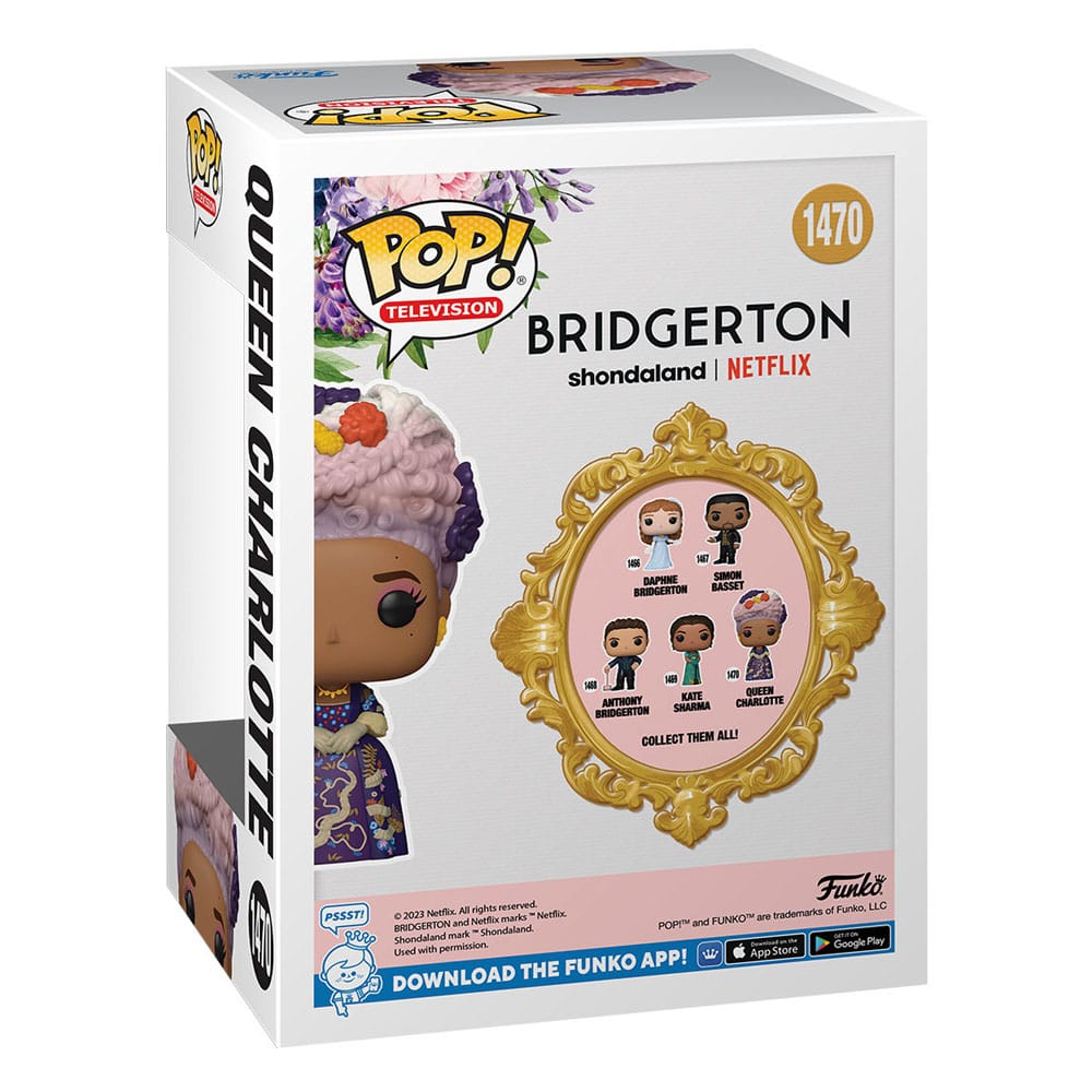 Bridgerton POP! TV Vinyl Figur Queen Charlotte 9 cm - Smalltinytoystore