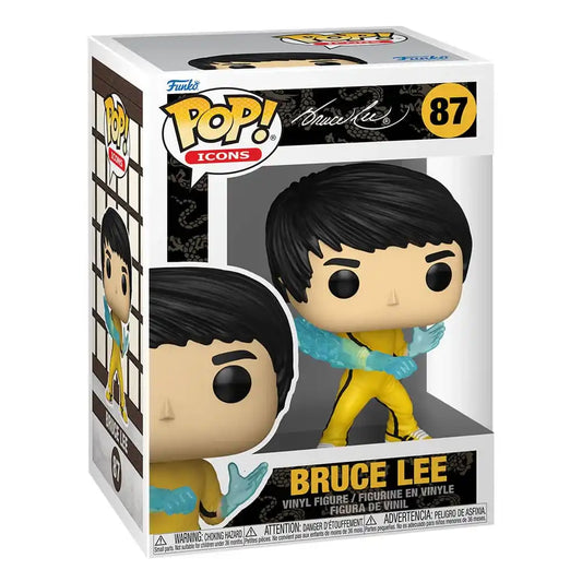 Bruce Lee POP! Icons Vinyl Figur 9 cm - Smalltinytoystore