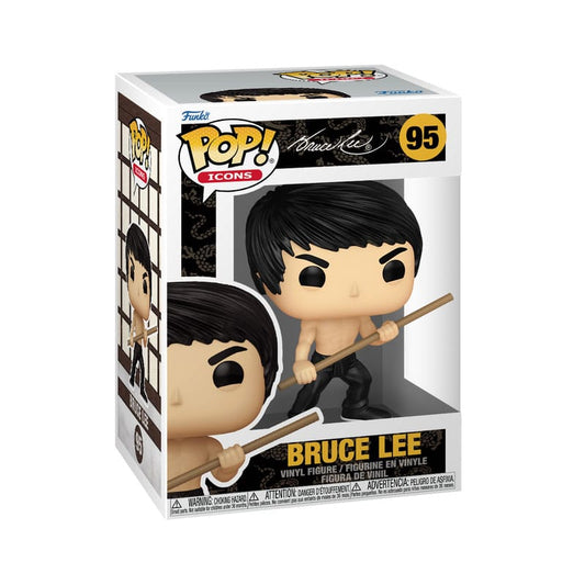 Bruce Lee POP! Icons Vinyl Figur Bruce Lee(dynamic) 9 cm - Smalltinytoystore