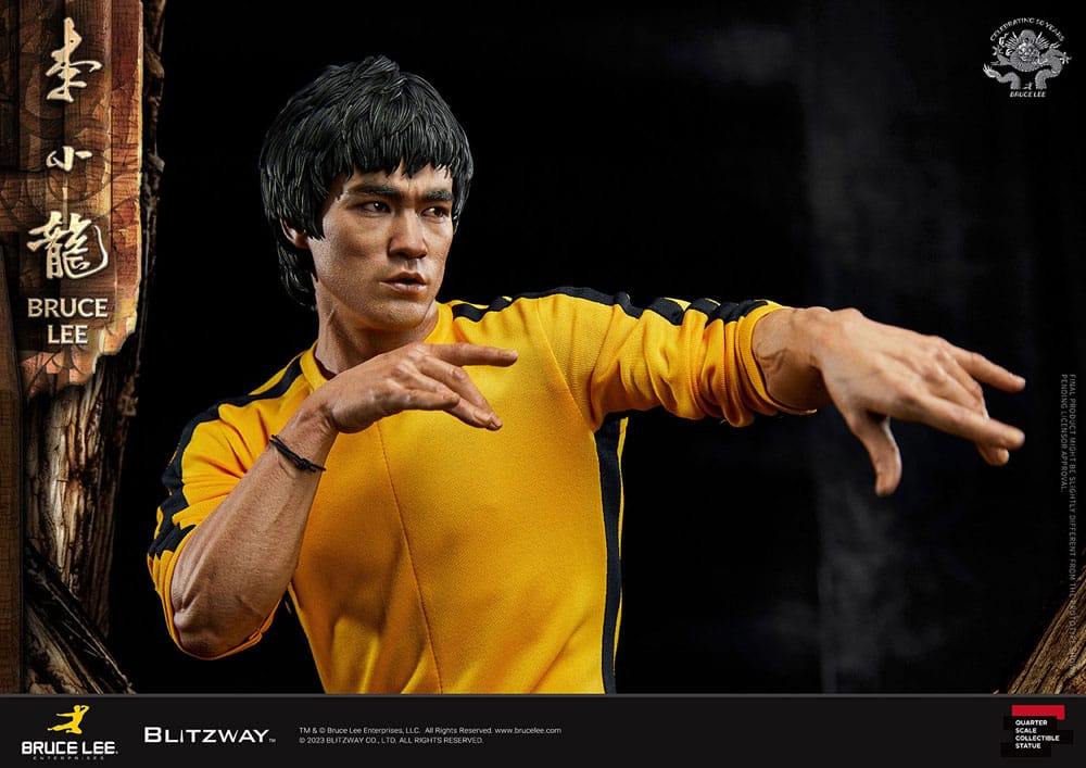 Bruce Lee Statue 1/4 50th Anniversary Tribute 55 cm - Smalltinytoystore
