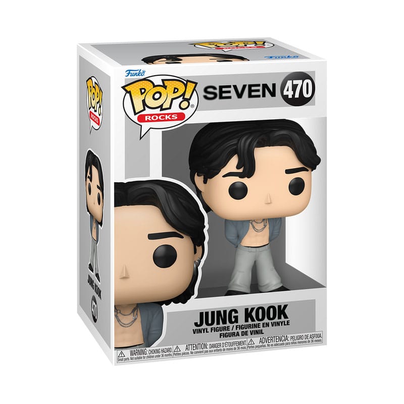 BTS Solo POP! Rocks Vinyl Figur Jung Kook (Seven) 9 cm - Smalltinytoystore