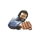 Bud Spencer 3D Blechschild Bud Spencer Faust 45 x 45 cm - Smalltinytoystore