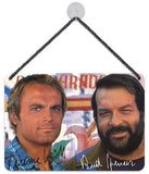 Bud Spencer & Terence Hill Blechschild Autogramm 16,5 x 11,5 cm - Smalltinytoystore