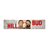 Bud Spencer & Terence Hill Blechschild mit Magnet Autogramm 16 x 3,5 cm - Smalltinytoystore