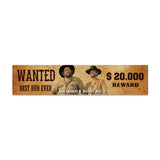 Bud Spencer & Terence Hill Blechschild mit Magnet Wanted 16 x 3,5 cm - Smalltinytoystore