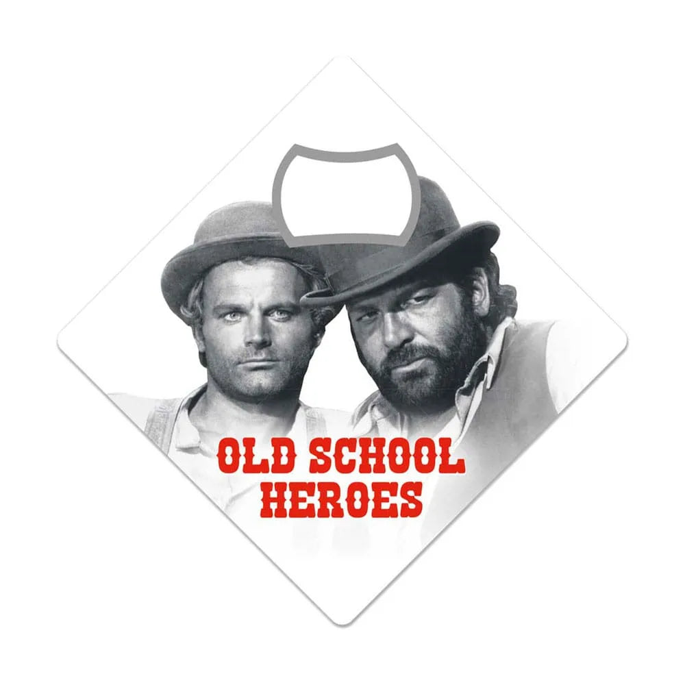 Bud Spencer & Terence Hill Flaschenöffner Magnet Old School Heroes - Smalltinytoystore
