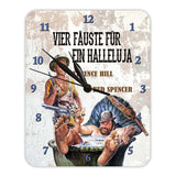 Bud Spencer & Terence Hill Wanduhr Vier Fäuste für ein Halleluja - Smalltinytoystore