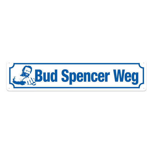 Bud Spencer Blechschild Bud Spencer Weg 46 x 10 cm - Smalltinytoystore