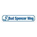 Bud Spencer Blechschild Bud Spencer Weg 46 x 10 cm - Smalltinytoystore