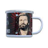 Bud Spencer Emaille Tasse The Legend - Smalltinytoystore