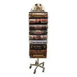 Bud Spencer Verkaufsdrehständer mit 294 Bud Spender & Terence Hill Blechschildern (komplett befüllt) - Smalltinytoystore