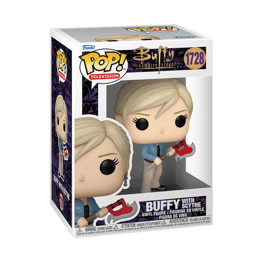 Buffy - Im Bann der Dämonen POP! TV Vinyl Figur Buffy w/Scythe 9 cm - Smalltinytoystore
