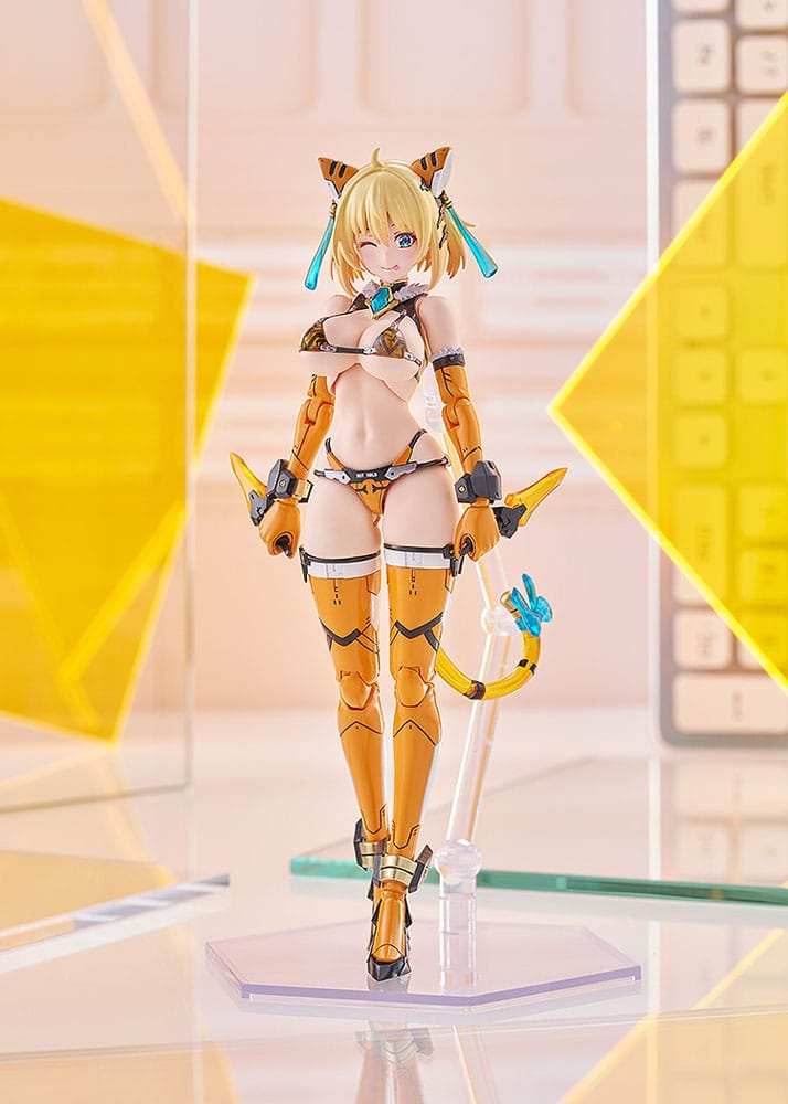 Bunny Suit Planning Plastic Model Kit PLAMAX BP-02 Sophia F. Shirring Tiger Armor Ver. 16 cm - Smalltinytoystore