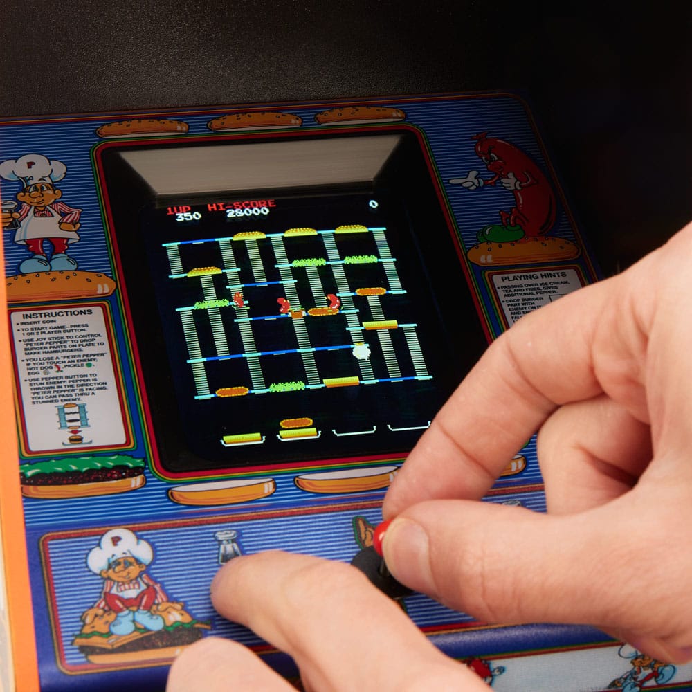 Burger Time Quarter Arcade Machine 44 cm - Smalltinytoystore