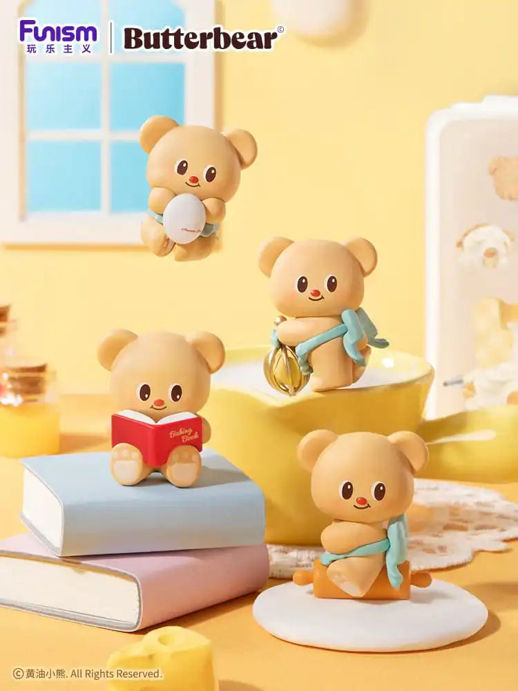 Butterbear Baked with Love Series Minifiguren 3er-Pack Chubby Face 10 cm Display (6) - Smalltinytoystore