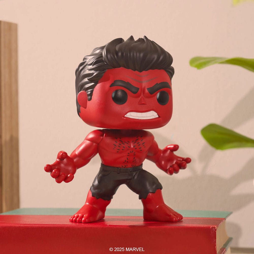 Captain America: Brave New World Super Sized POP! Marvel Vinyl Figur Red Hulk (Retro) 15 cm - Smalltinytoystore