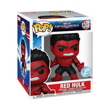 Captain America: Brave New World Super Sized POP! Marvel Vinyl Figur Red Hulk (Retro) 15 cm - Smalltinytoystore