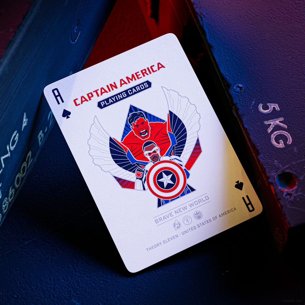 Captain America Spielkarten Patriotic Design - Smalltinytoystore