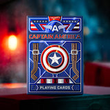 Captain America Spielkarten Patriotic Design - Smalltinytoystore