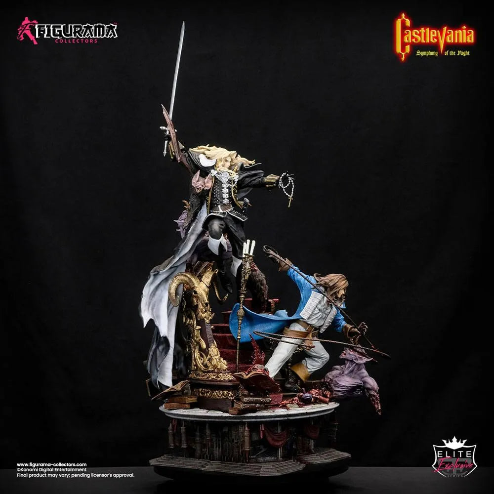 Castlevania: Symphony of the Night Elite Exclusive Statue 1/6 Alucard & Richter Belmont 91 cm - Smalltinytoystore