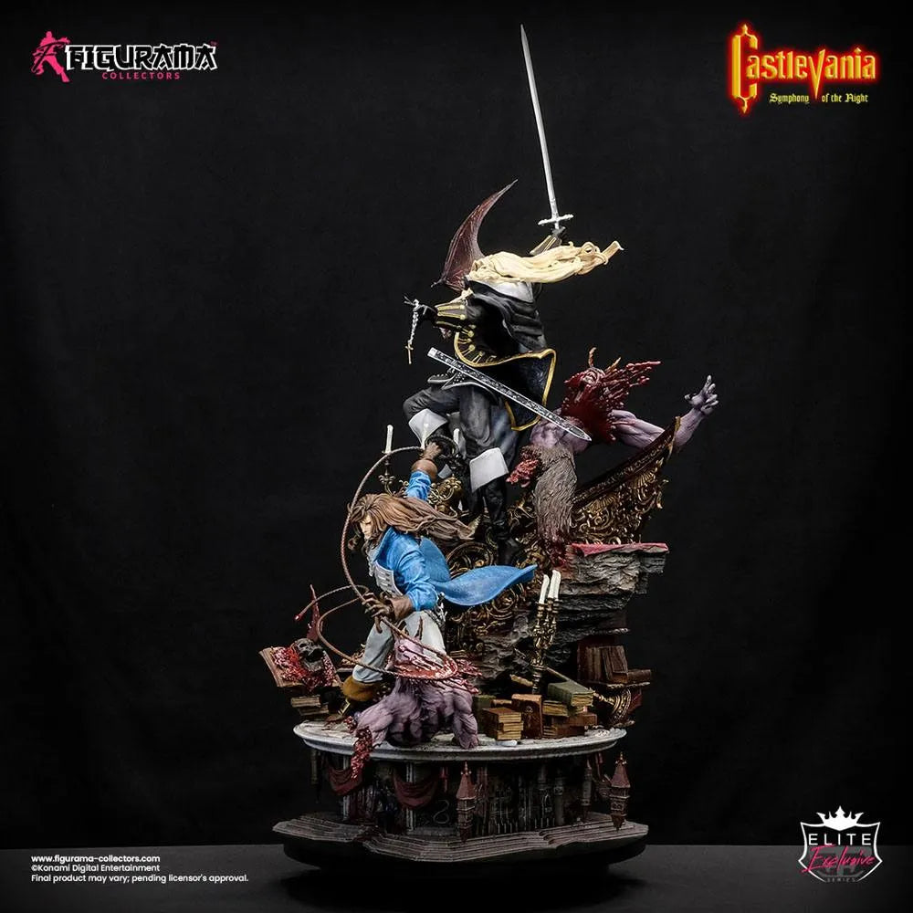Castlevania: Symphony of the Night Elite Exclusive Statue 1/6 Alucard & Richter Belmont 91 cm - Smalltinytoystore