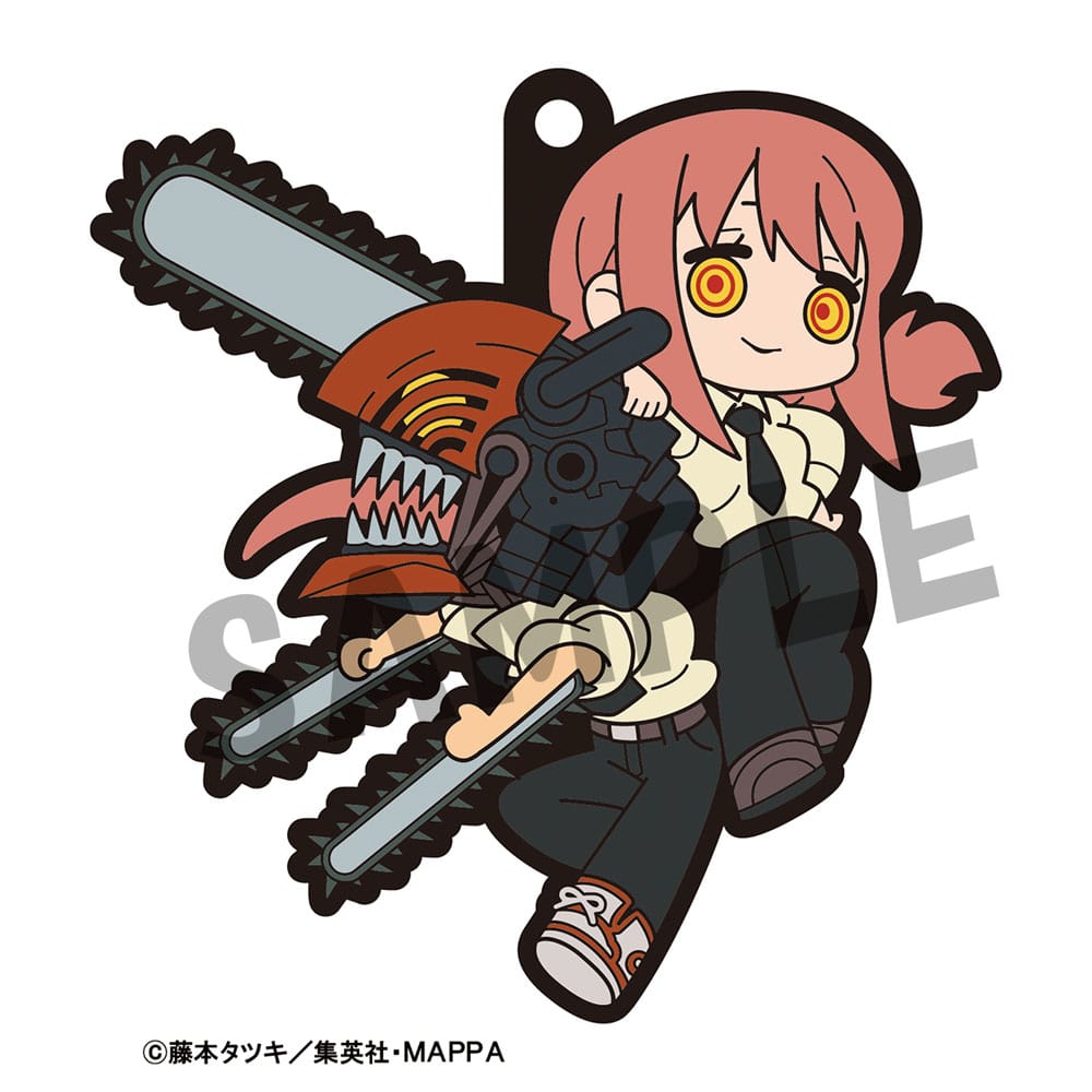 Chainsaw Man Rubber Mascot Buddycolle Gummi-Anhänger 6 cm Sortiment (6) - Smalltinytoystore