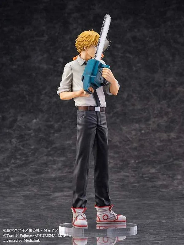 Chainsaw Man S-Fire PVC Statue 1/7 Denji & Pochita 24 cm - Smalltinytoystore