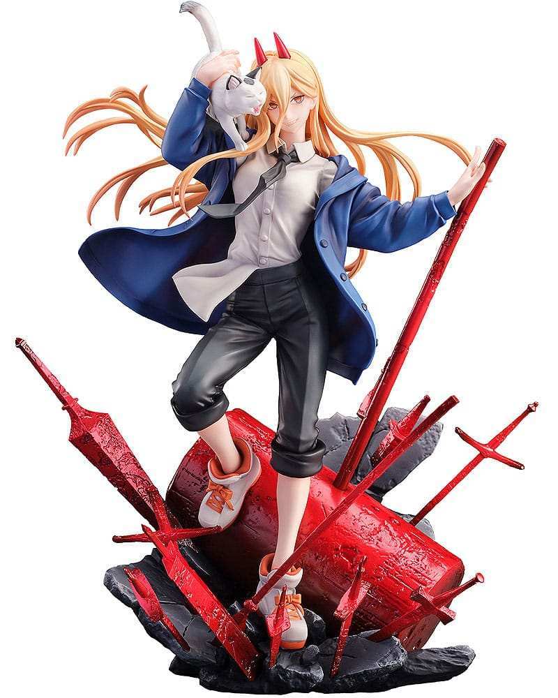 Chainsaw Man Statue 1/7 Power & Meowy 28 cm - Smalltinytoystore