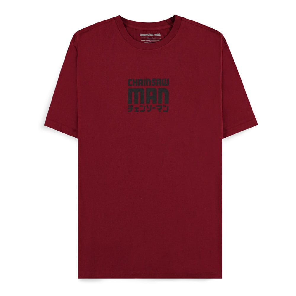 Chainsaw Man T-Shirt Smile Bordeaux - Smalltinytoystore