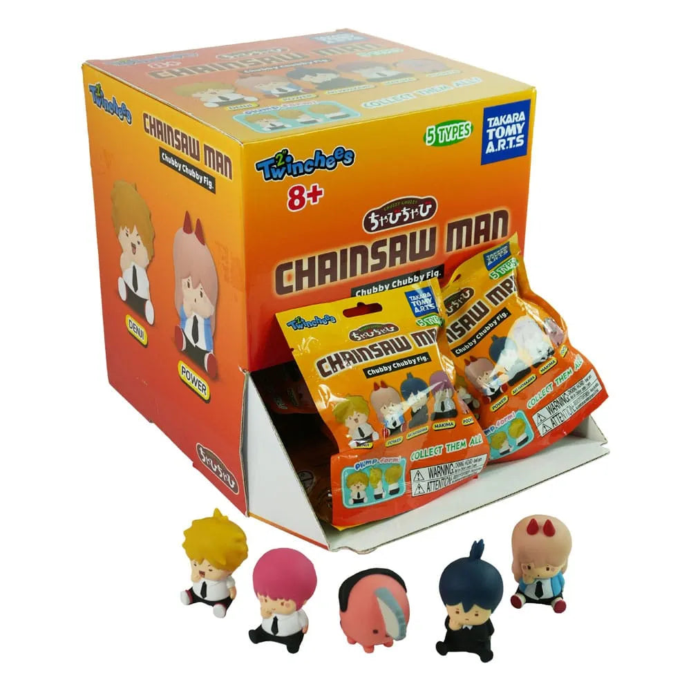 Chainsaw Man Twinchees Minifiguren Chubby Chubby 5 cm Display (24) - Smalltinytoystore