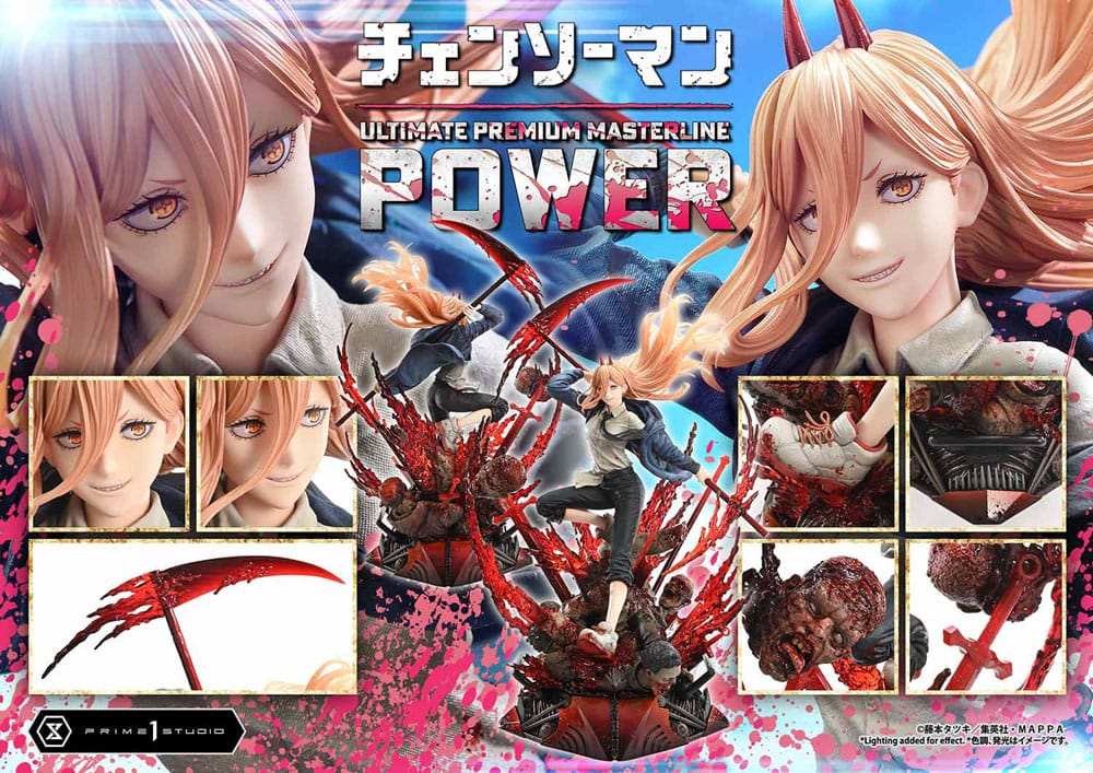 Chainsaw Man Ultimate Premium Masterline Series Statue 1/4 Power Deluxe Bonus Version 66 cm - Smalltinytoystore