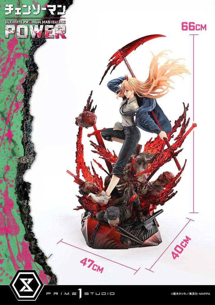 Chainsaw Man Ultimate Premium Masterline Series Statue 1/4 Power Deluxe Bonus Version 66 cm - Smalltinytoystore