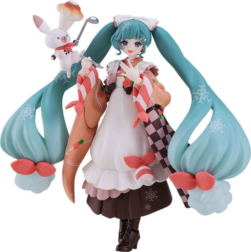 Character Vocal Series 01: Hatsune Miku Figma Actionfigur Snow Miku: Winter Delicacy Ver. 14 cm - Smalltinytoystore