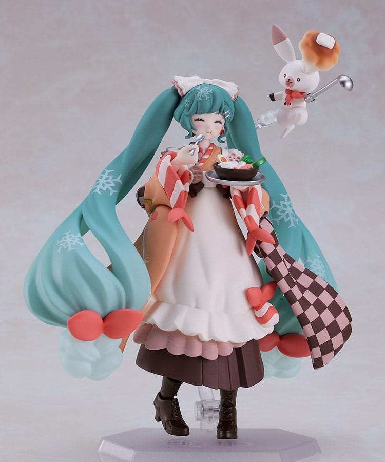 Character Vocal Series 01: Hatsune Miku Figma Actionfigur Snow Miku: Winter Delicacy Ver. 14 cm - Smalltinytoystore