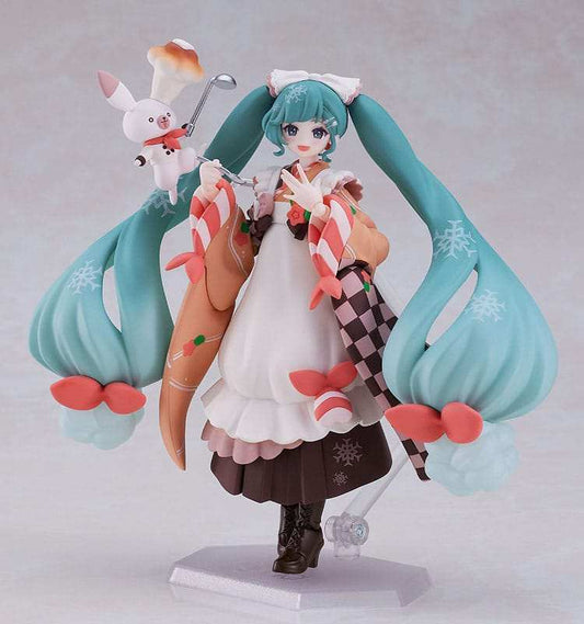Character Vocal Series 01: Hatsune Miku Figma Actionfigur Snow Miku: Winter Delicacy Ver. 14 cm - Smalltinytoystore