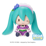 Character Vocal Series 01: Hatsune Miku Fuwa Petit Chibi Figur Hatsune Miku x Love and Berry Dress Up and Dance! Sparkly Purple 8 cm - Smalltinytoystore