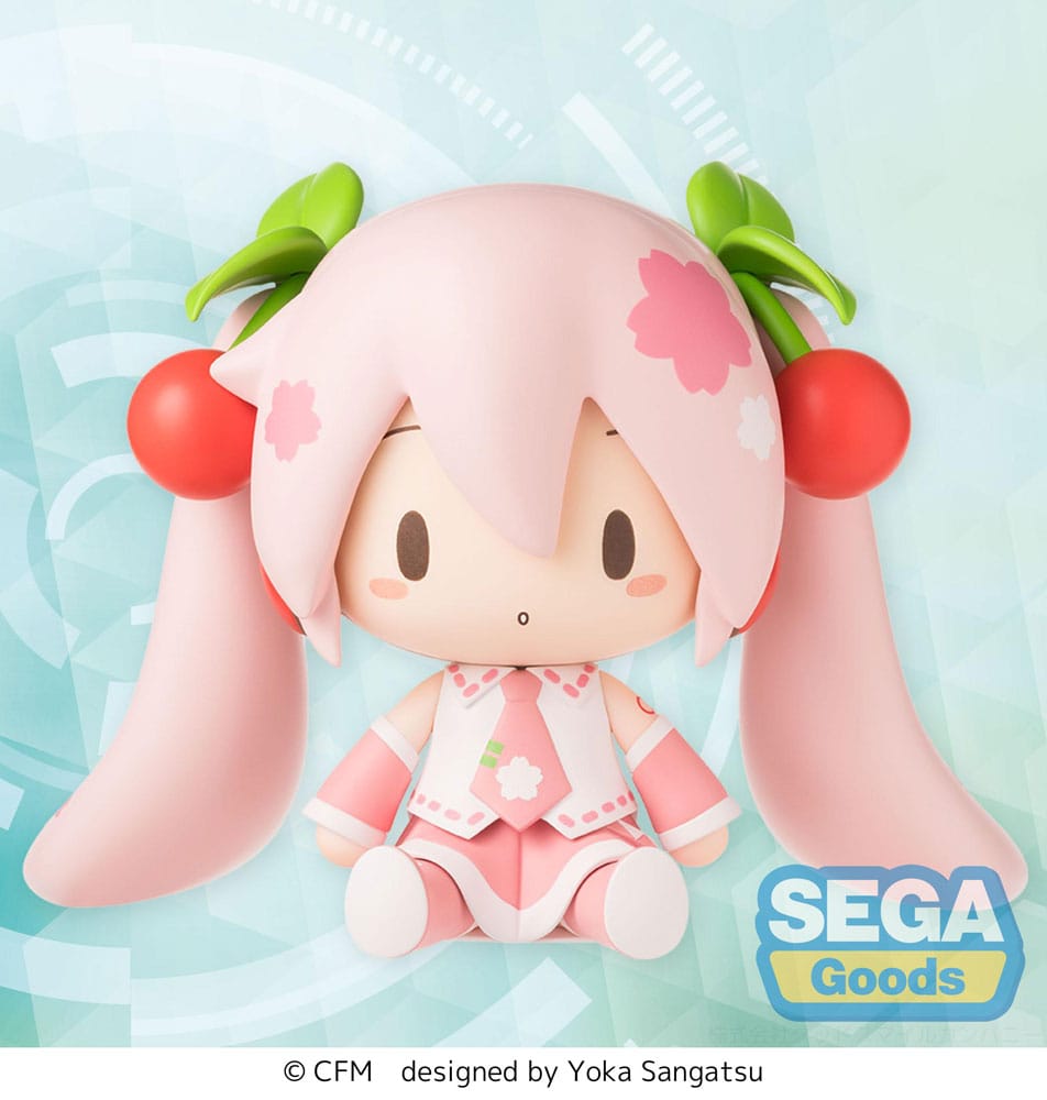 Character Vocal Series 01: Hatsune Miku Fuwa Petit Chibi Figur Sakura Miku 8 cm - Smalltinytoystore