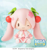Character Vocal Series 01: Hatsune Miku Fuwa Petit Chibi Figur Sakura Miku 8 cm - Smalltinytoystore