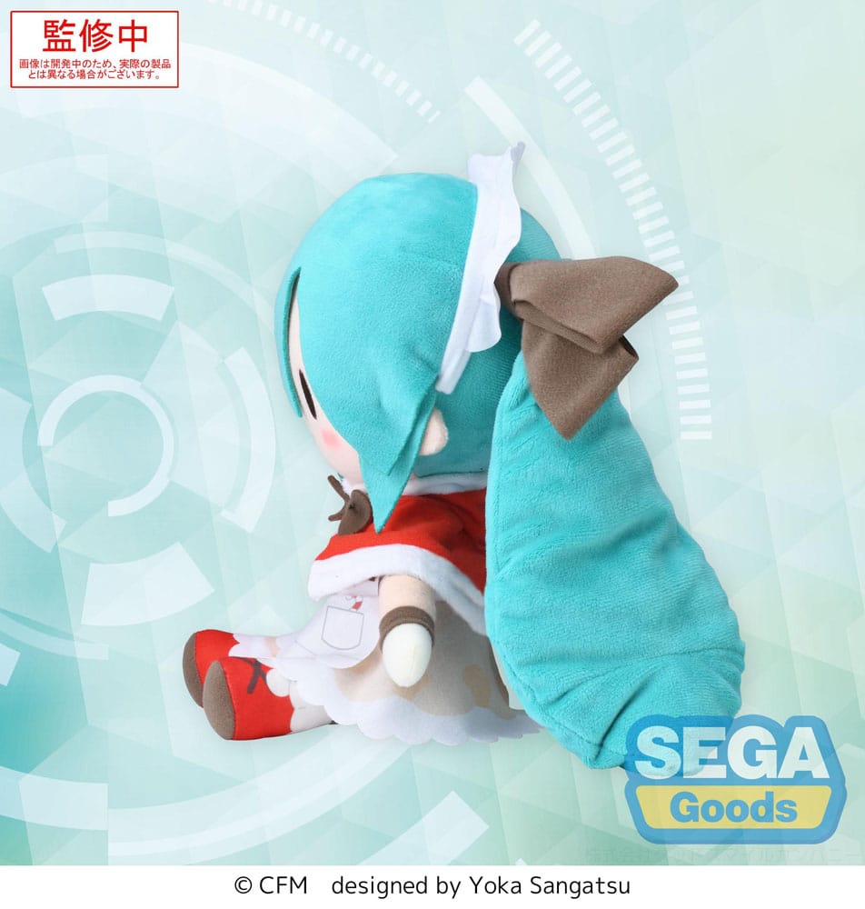 Character Vocal Series 01: Hatsune Miku Fuwa Petit Plüschfigur Hatsune Miku Christmas 2025 M 22 cm - Smalltinytoystore