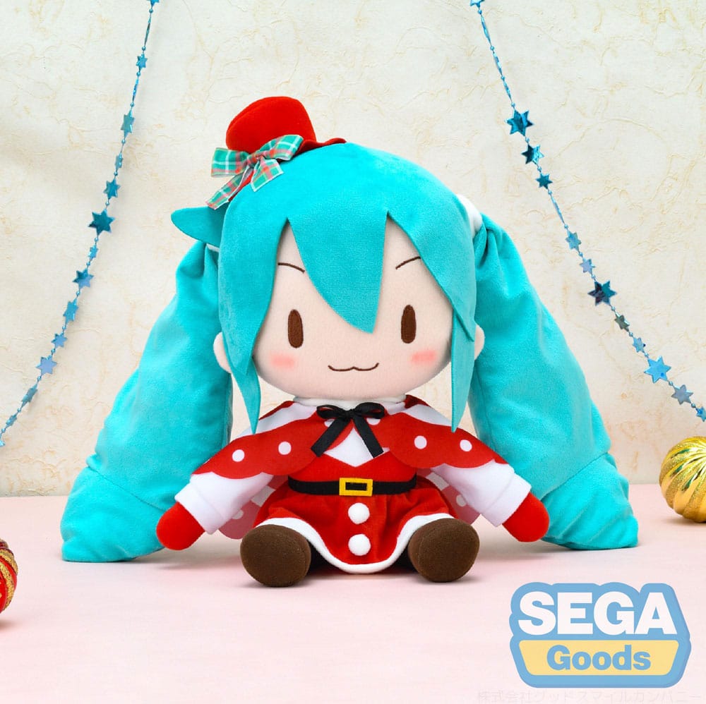 Character Vocal Series 01: Hatsune Miku Fuwa Petit Plüschfigur Hatsune Miku Christmas LL 35 cm - Smalltinytoystore
