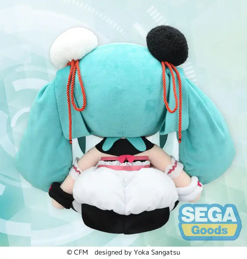 Character Vocal Series 01: Hatsune Miku Fuwa Petit Plüschfigur Hatsune Miku Panda Bun LL 40 cm - Smalltinytoystore