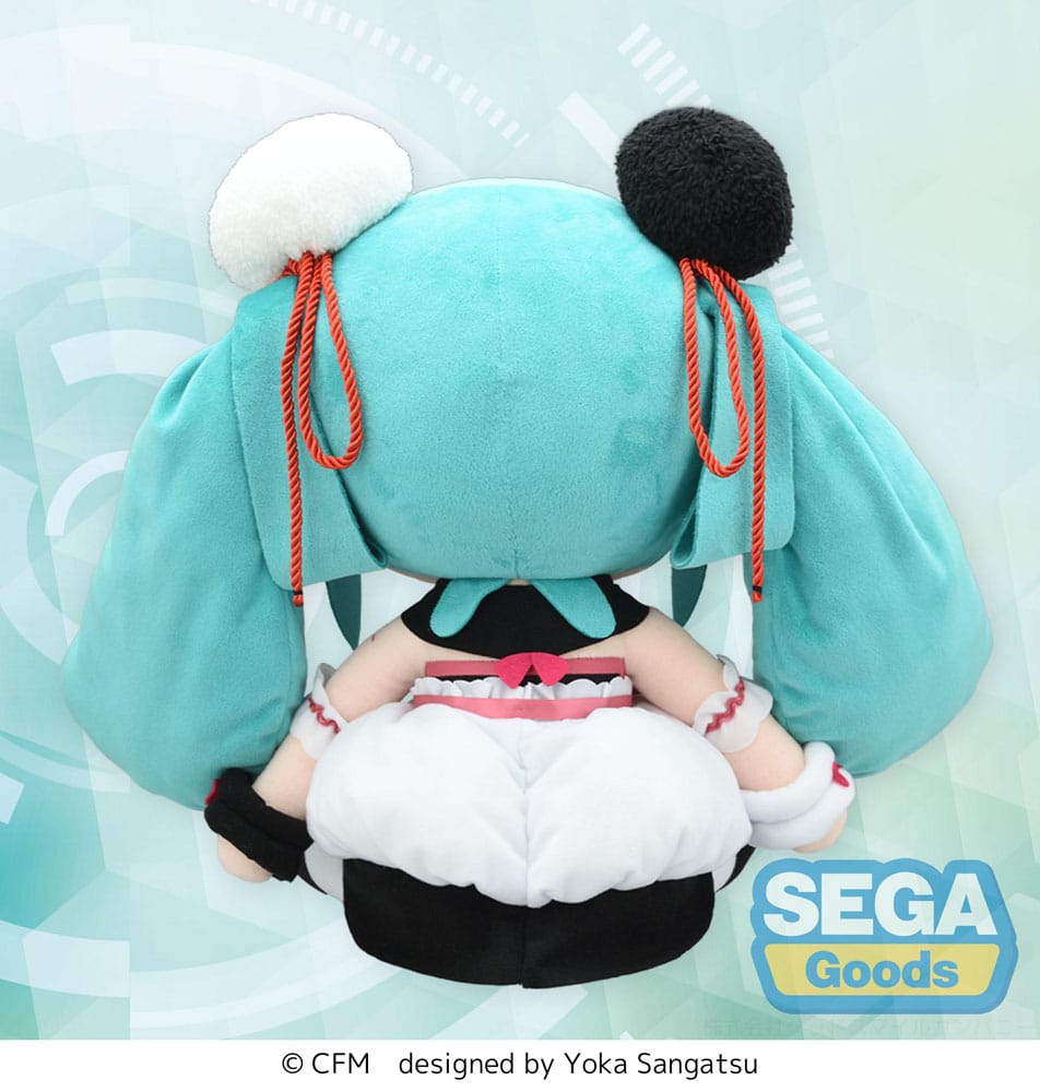 Character Vocal Series 01: Hatsune Miku Fuwa Petit Plüschfigur Hatsune Miku Panda Bun LL 40 cm - Smalltinytoystore
