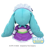 Character Vocal Series 01: Hatsune Miku Fuwa Petit Plüschfigur Hatsune Miku x Love and Berry Dress Up and Dance! Sparkly Purple 40 cm - Smalltinytoystore
