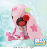 Character Vocal Series 01: Hatsune Miku Fuwa Petit Plüschfigur Sakura Miku Dodeka Jumbo 50 cm - Smalltinytoystore