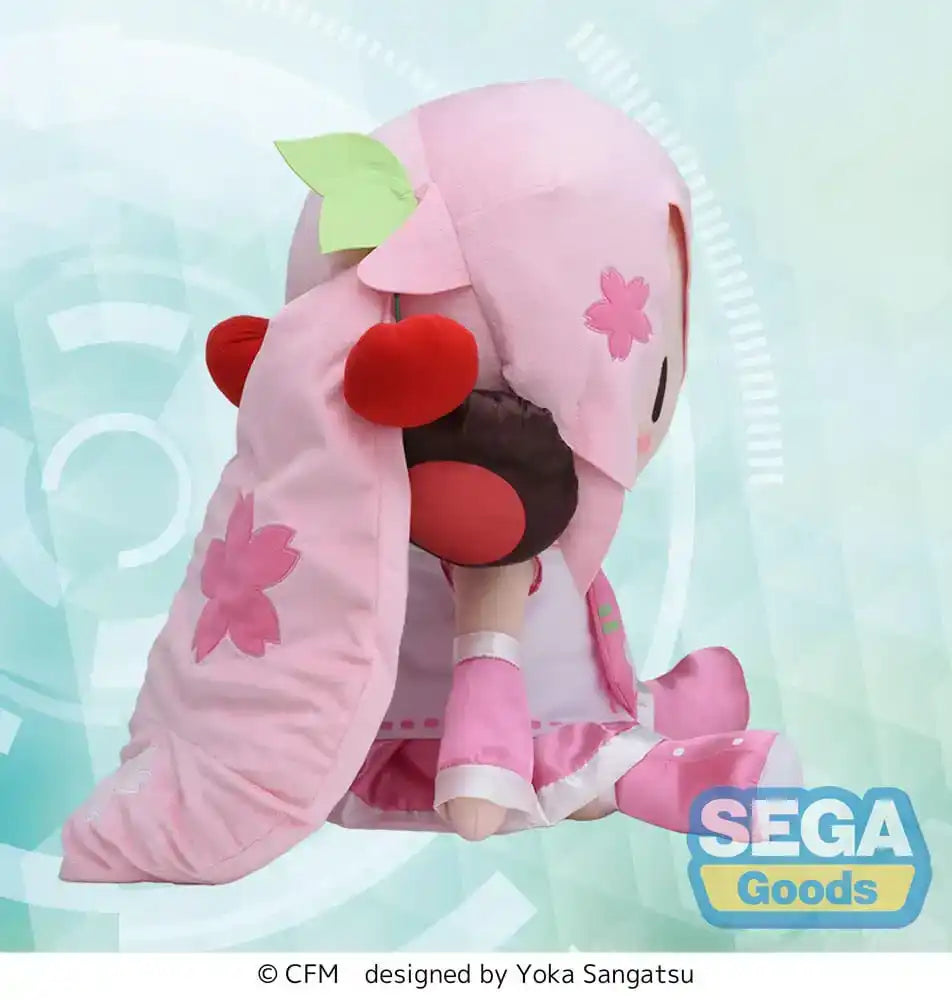 Character Vocal Series 01: Hatsune Miku Fuwa Petit Plüschfigur Sakura Miku Dodeka Jumbo 50 cm - Smalltinytoystore