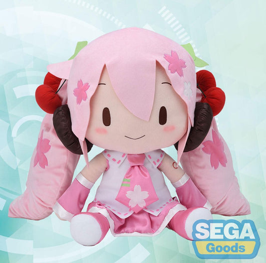 Character Vocal Series 01: Hatsune Miku Fuwa Petit Plüschfigur Sakura Miku Dodeka Jumbo 50 cm - Smalltinytoystore