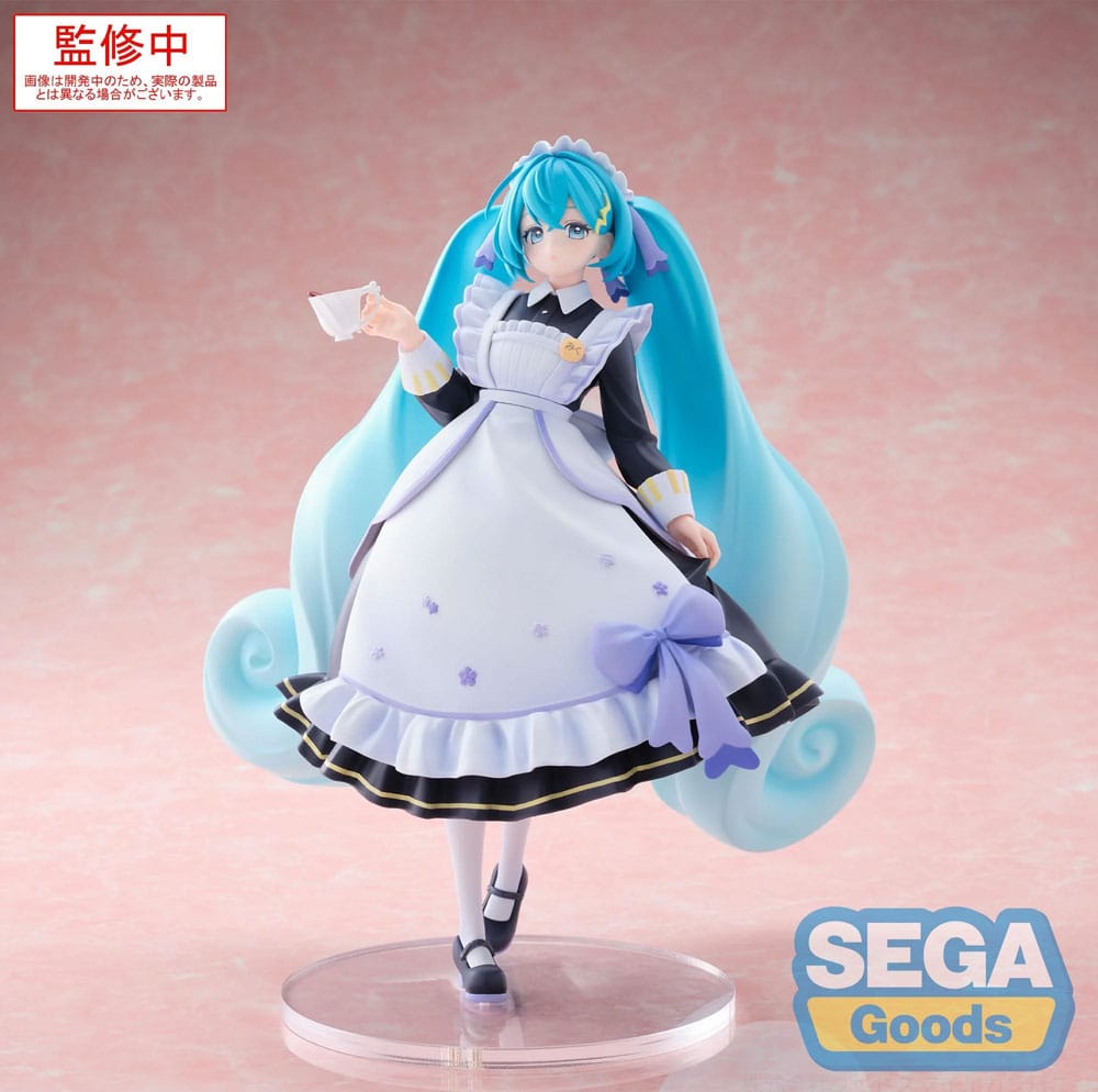 Character Vocal Series 01: Hatsune Miku Luminasta PVC Statue Hatsune Miku Classical Maid 21 cm - Smalltinytoystore