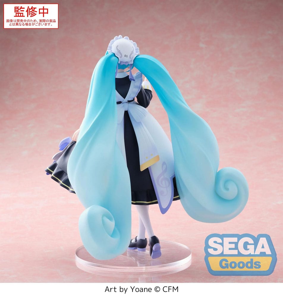 Character Vocal Series 01: Hatsune Miku Luminasta PVC Statue Hatsune Miku Classical Maid 21 cm - Smalltinytoystore