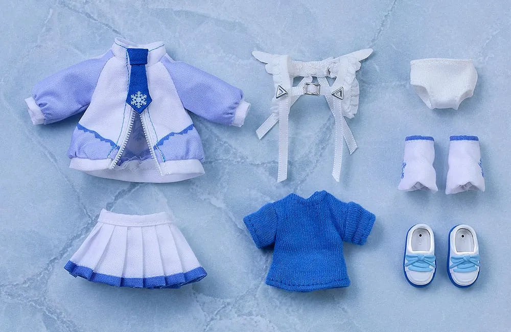 Character Vocal Series 01: Hatsune Miku Nendoroid Zubehör-Set für Nendoroid Doll Actionfiguren Outfit Set: Snow Miku Yukiiro Pop Ver. - Smalltinytoystore