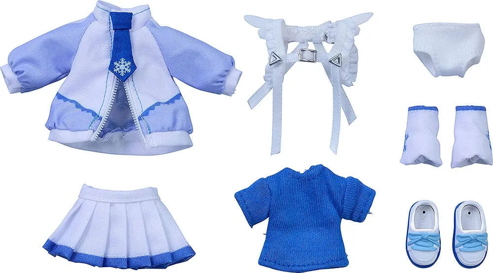 Character Vocal Series 01: Hatsune Miku Nendoroid Zubehör-Set für Nendoroid Doll Actionfiguren Outfit Set: Snow Miku Yukiiro Pop Ver. - Smalltinytoystore